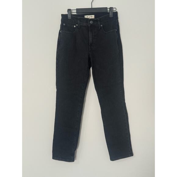 NWOT Madewell The MId-Rise Perfect Vintage Jeans in Clean Black Wash Size 25 - Picture 5 of 16